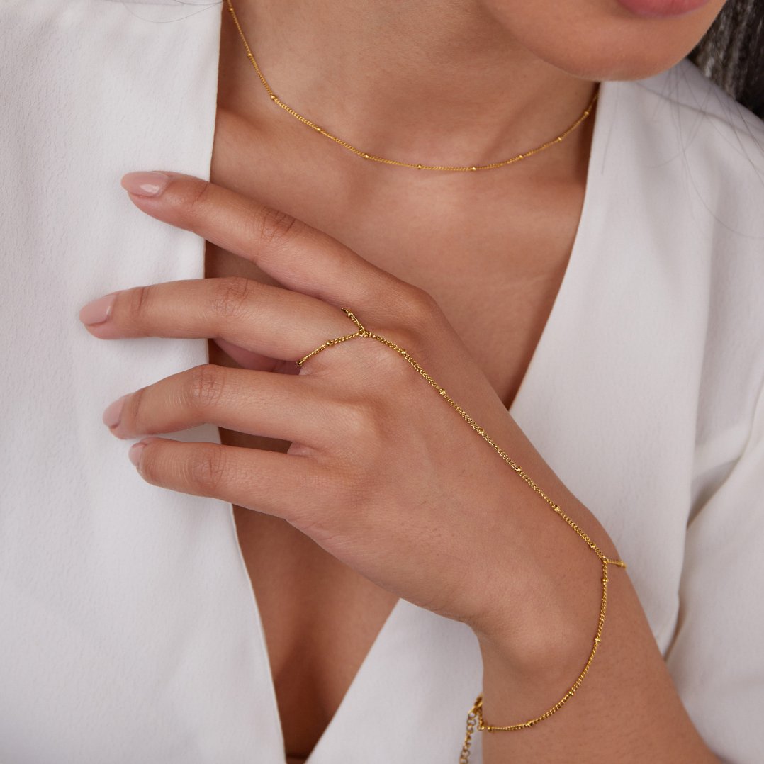 Bérénice | Bracelet Chaîne Main Chic