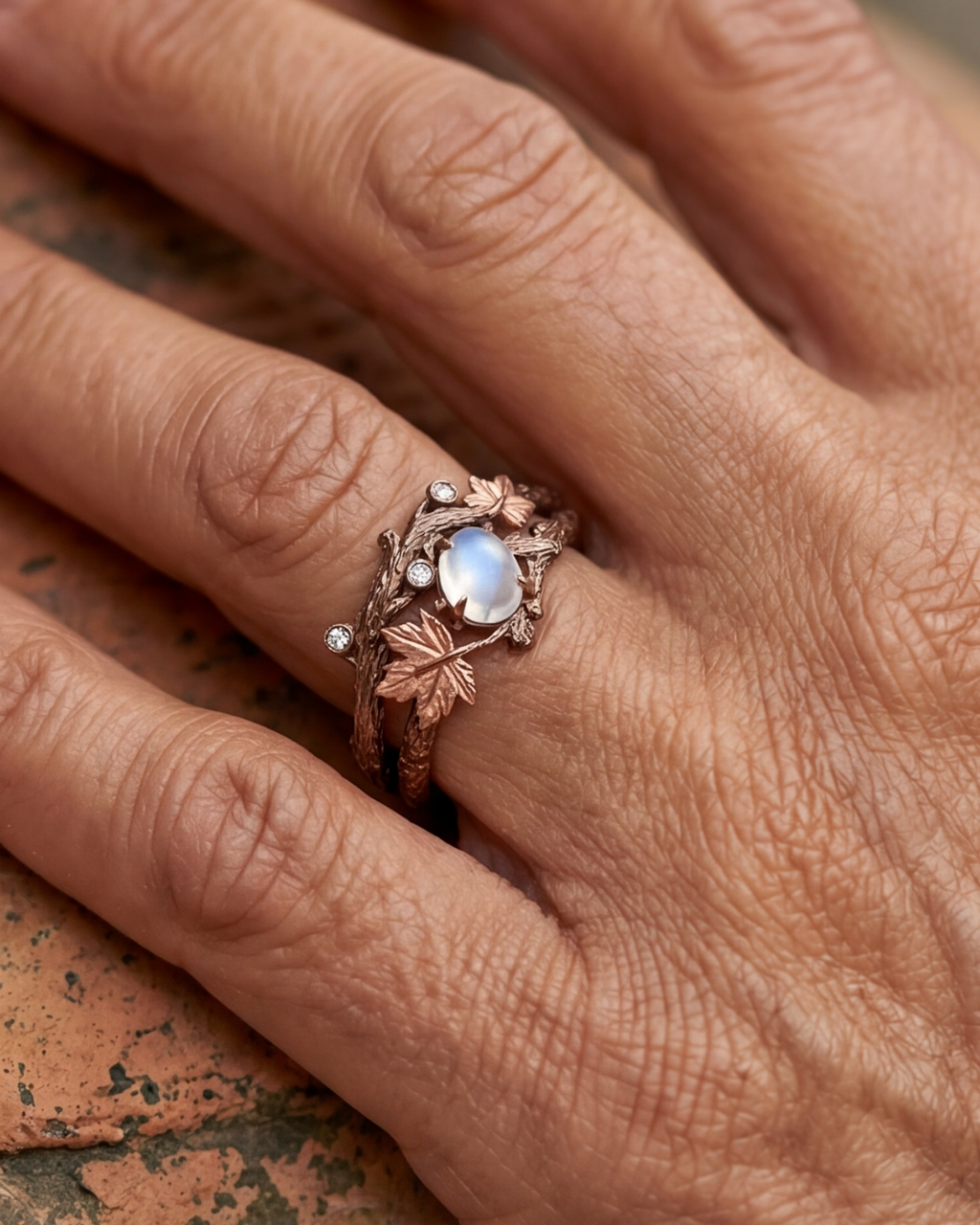 Maëlys | Bague effet branche