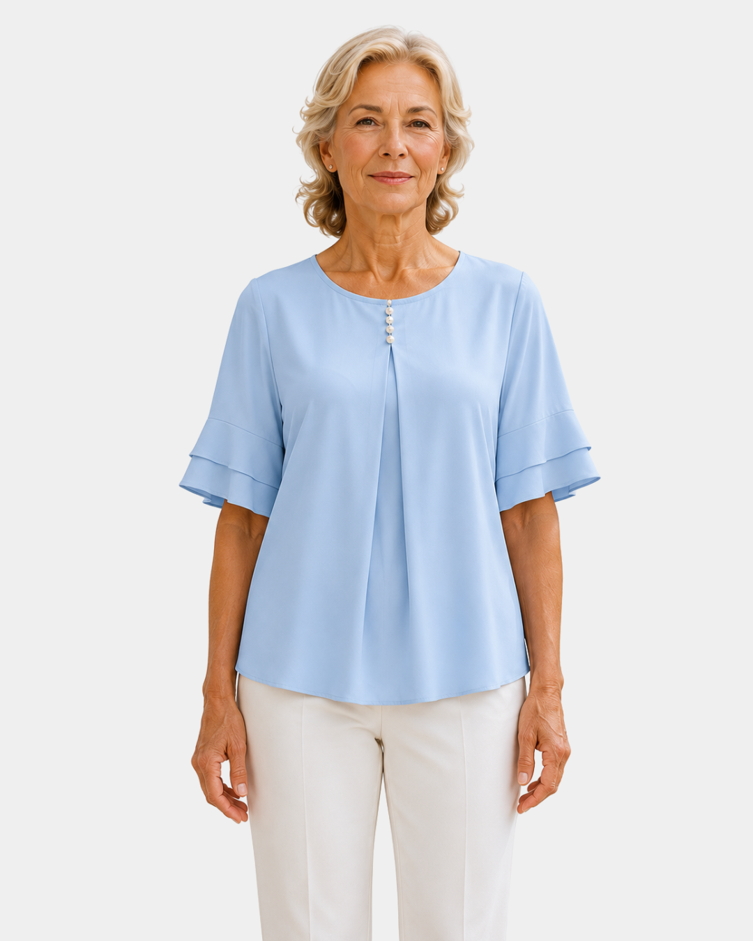Hadelinde | Blouse élégante à boutons