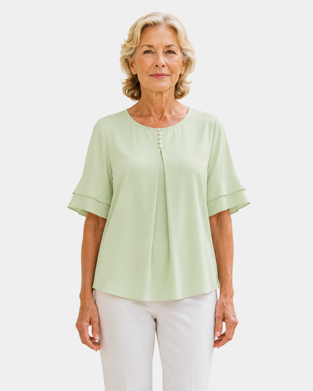 Hadelinde | Blouse élégante à boutons