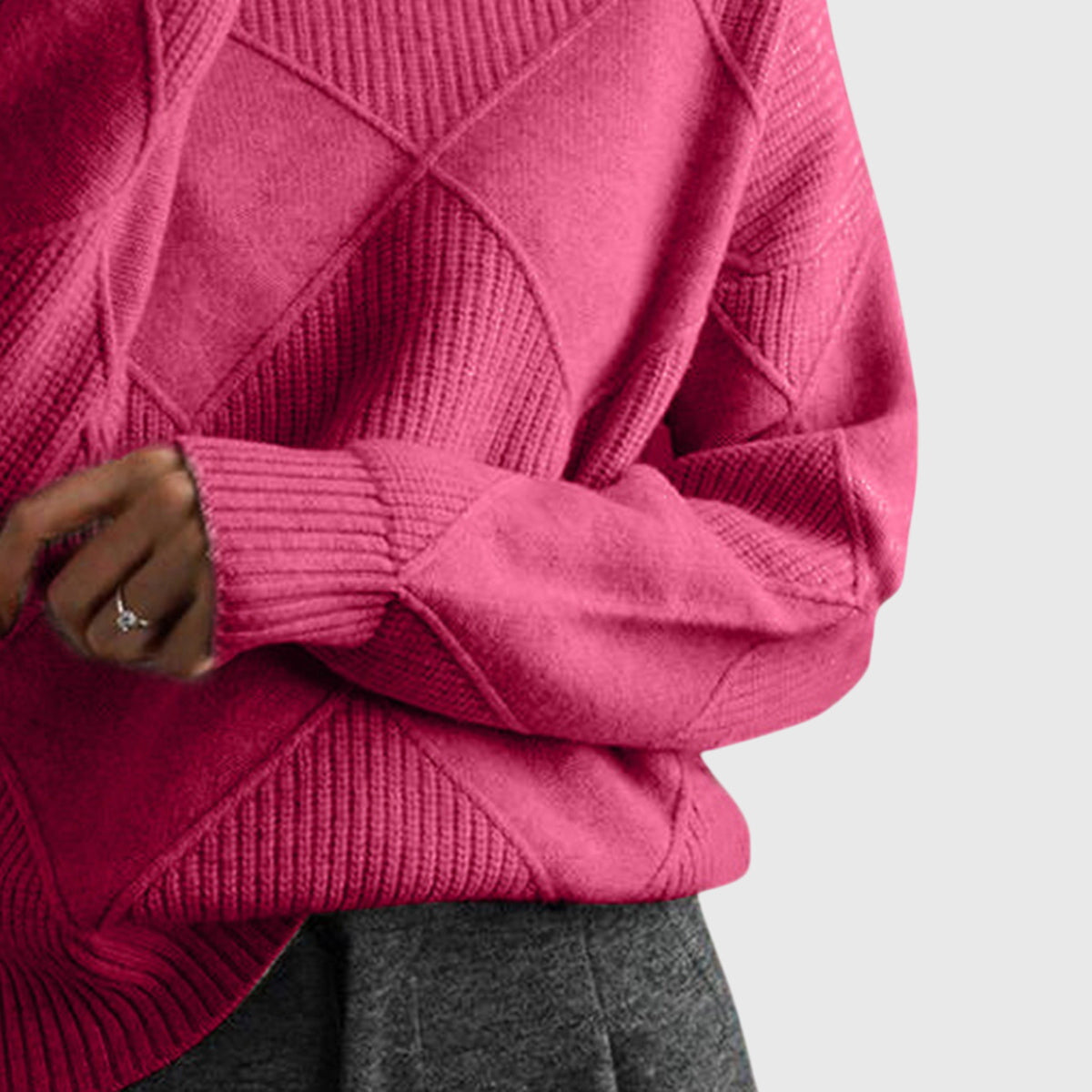 Lauren | Pull luxe à col haut