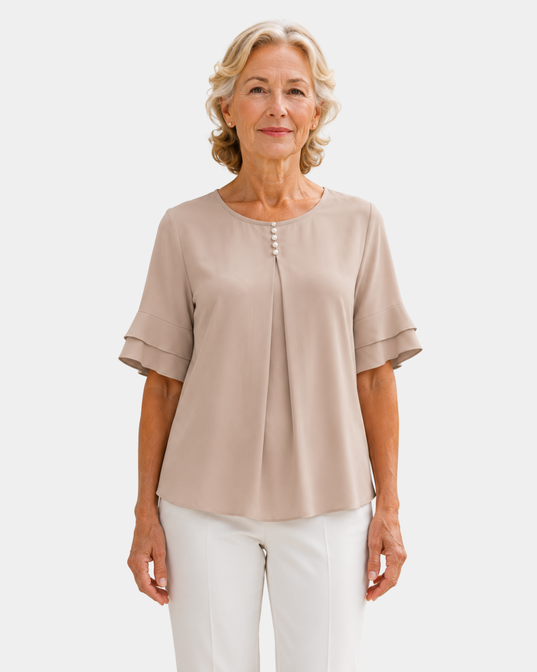 Hadelinde | Blouse élégante à boutons