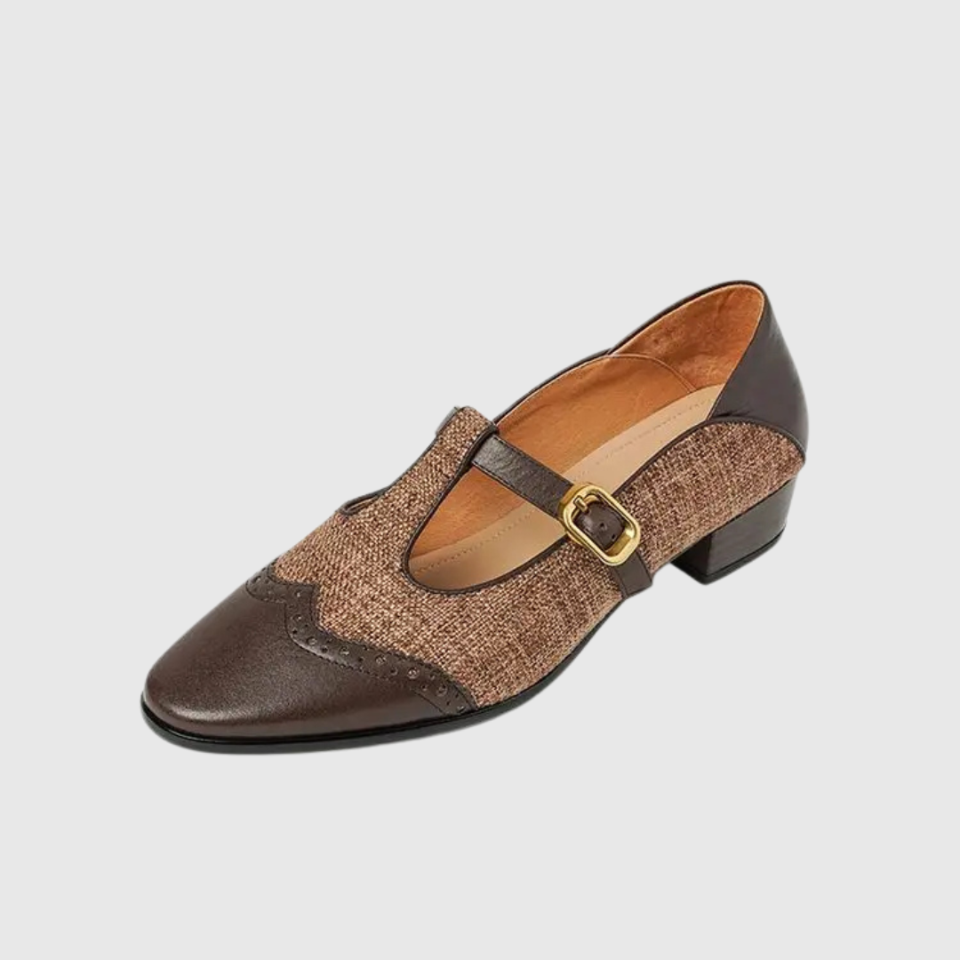 Chloé | Chaussures Vintage en Cuir avec Boucle