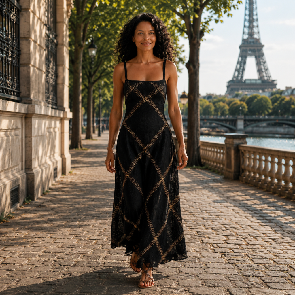 Auphais | Robe longue décontractée