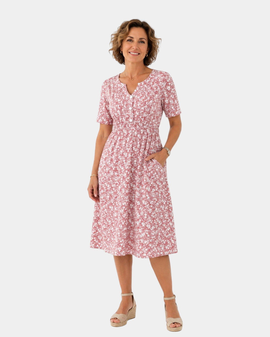 Iséa | Robe midi florale