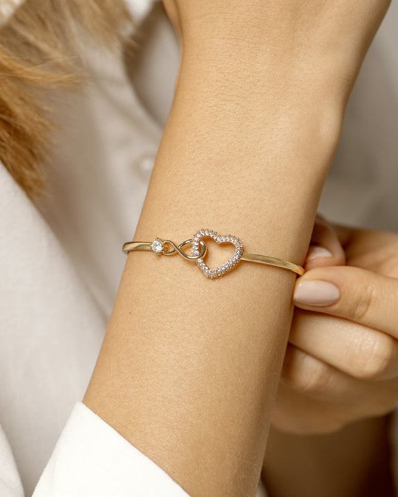 Aramburge | Bracelet infini cœur
