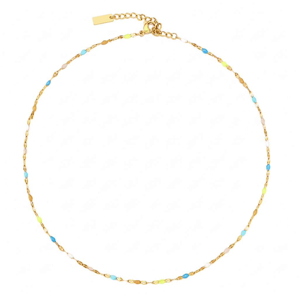 Noémie | Collier Choker Délicat Colorburst
