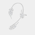 Rose | Ear cuff feuille