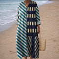 Émilie | Robe Géométrique Élégante