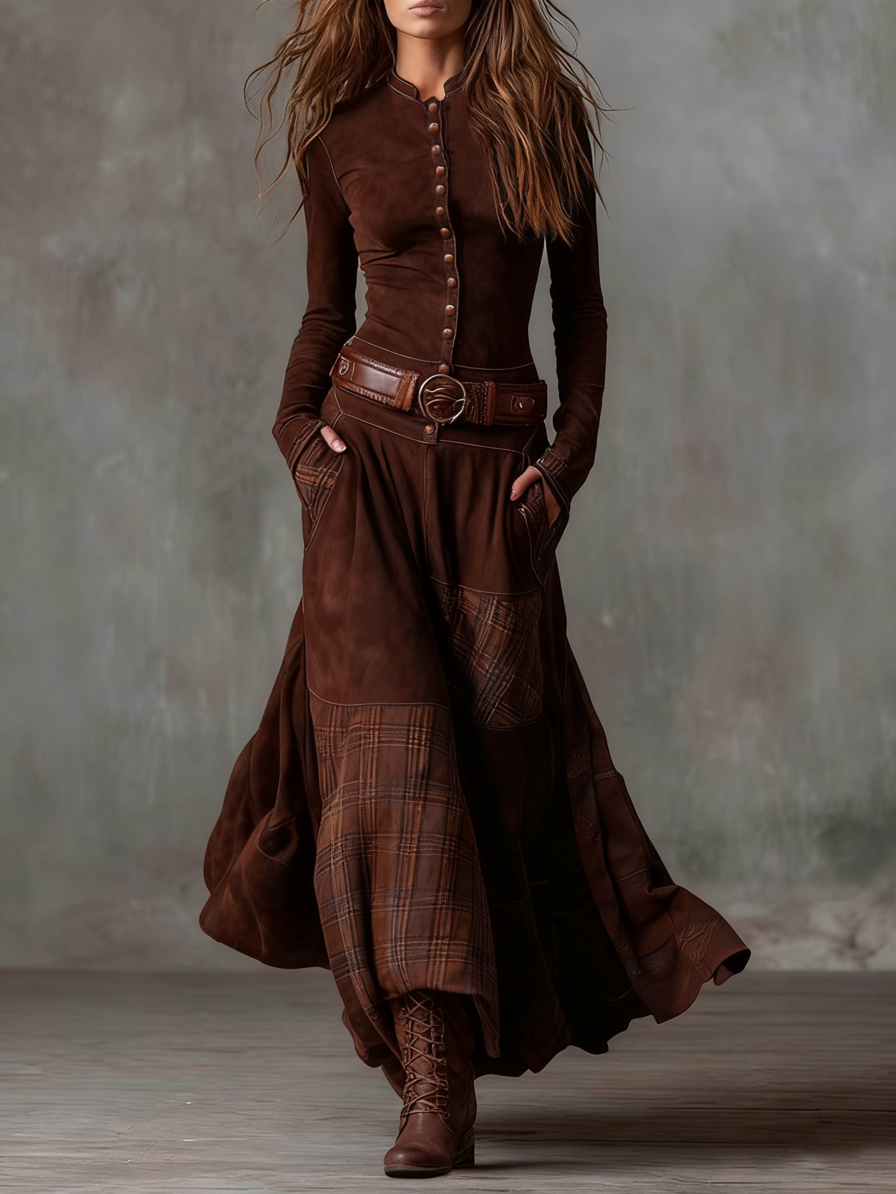 Leonora | Robe longue vintage