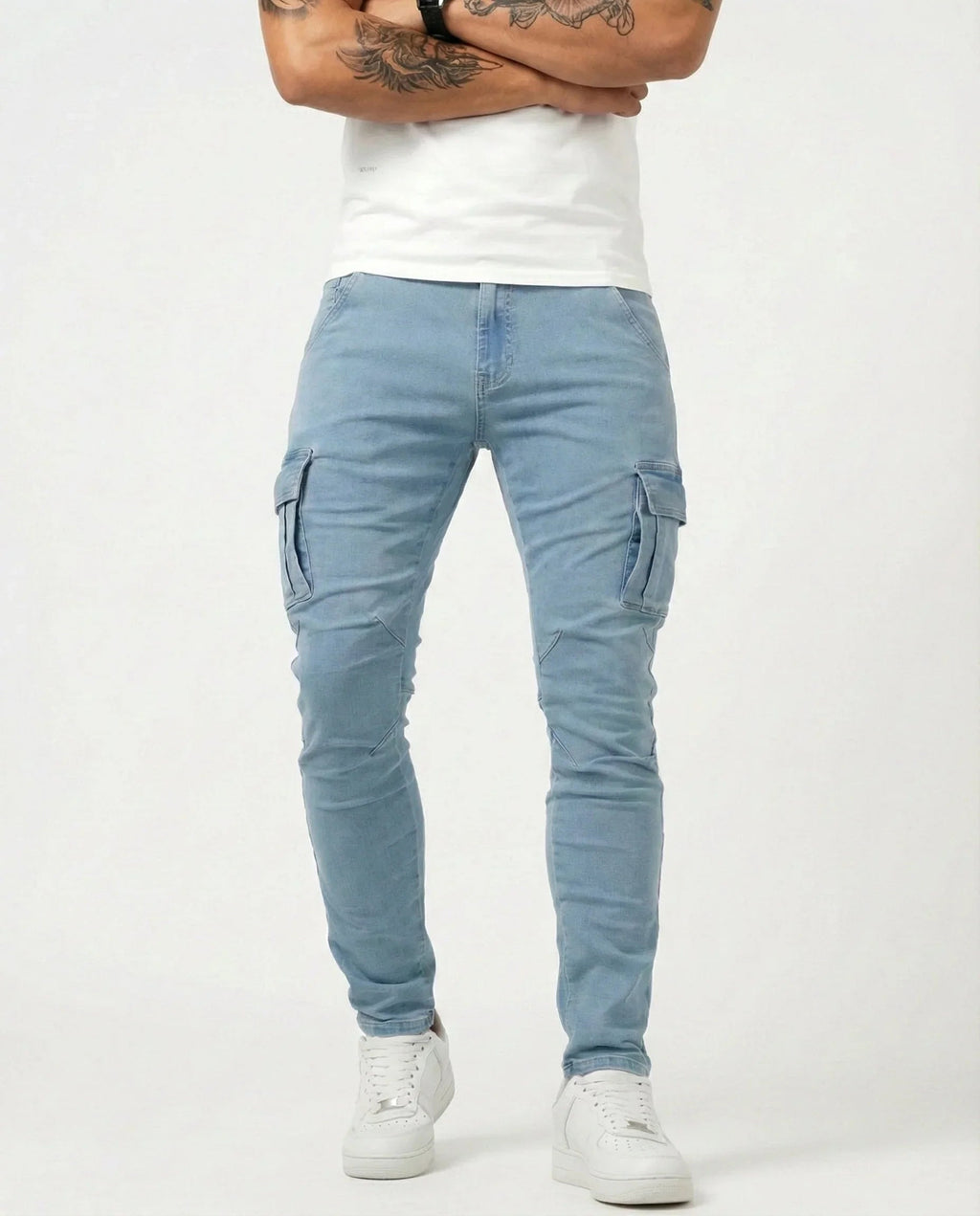 Jean | Pantalon Cargo Élastique