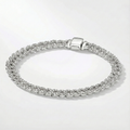 Adele | Bracelet cubain en moissanite